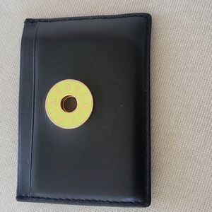 Bimba y Lola Black Leather Card Holder